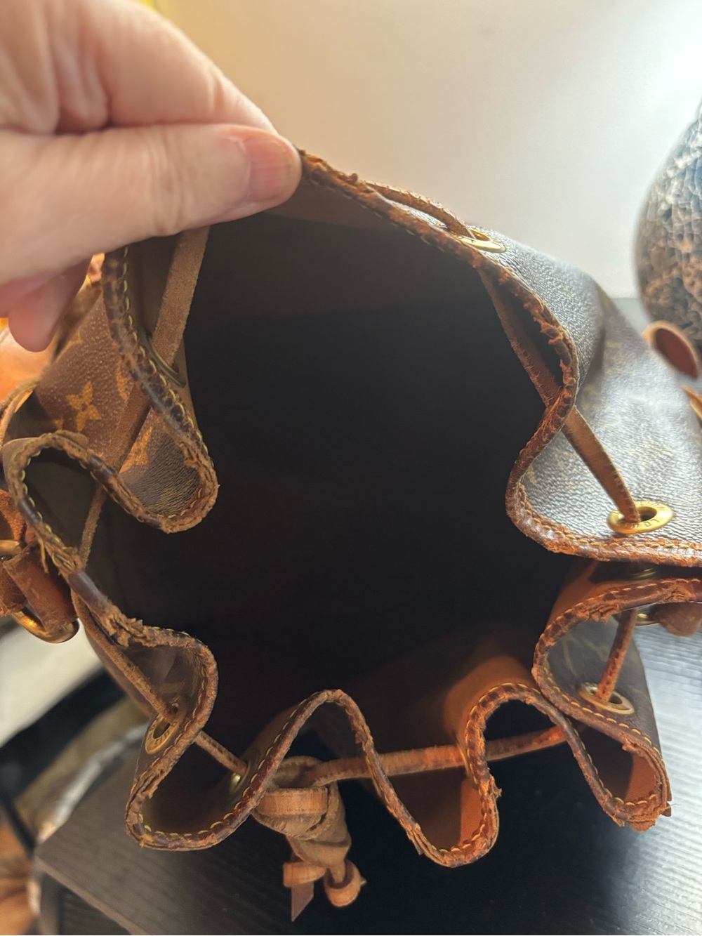 Authentic Vintage Louis VuittonMonogram Noé Bucket Bag Great Project/Daily Piece - Picture 10 of 14